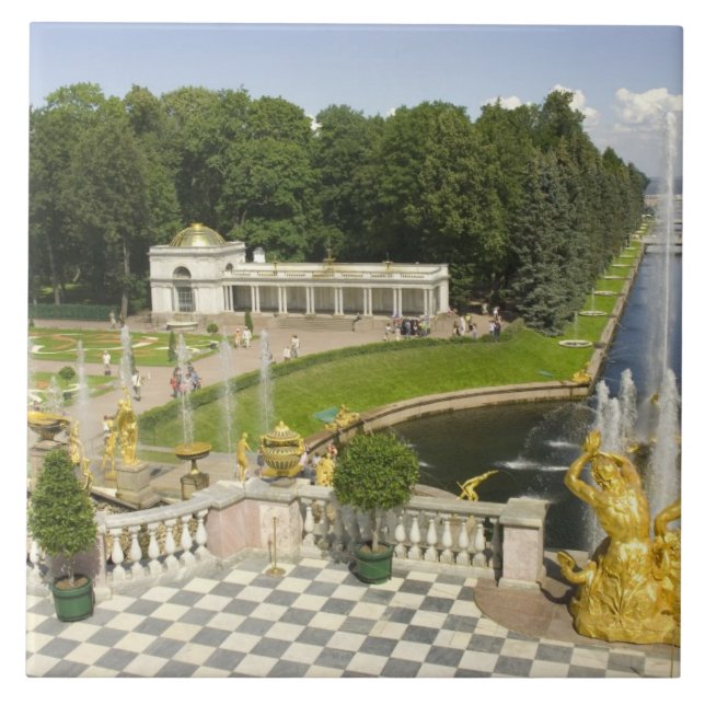 Russia. Petrodvorets. Peterhof Palace. Peter the Tile (Front)