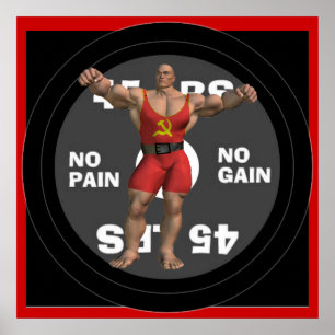 Russia Powerlifter Poster
