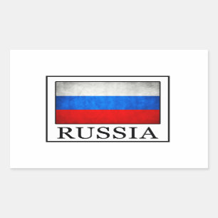 Russia Rectangular Sticker