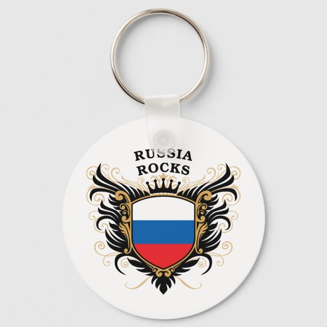 Russia Rocks Key Ring (Front)