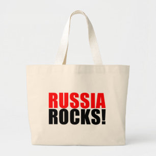 RUSSIA ROCKS LARGE TOTE BAG