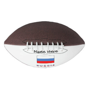 Russia Russian Flag Black Personalisation Football
