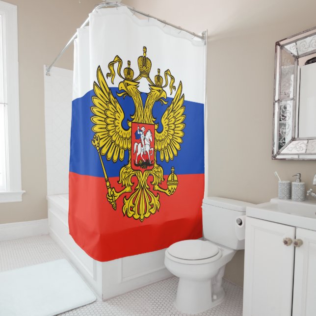 Russia Shower Curtain (In Situ)