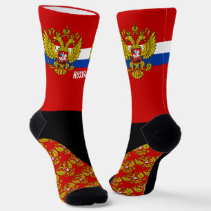Russia Socks, Russian flag patriotic / sports Socks