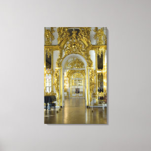 Russia, St. Petersburg, Catherine's Palace (aka 12 Canvas Print