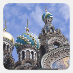 Russia, St. Petersburg, Nevsky Prospekt, The 2 Square Sticker