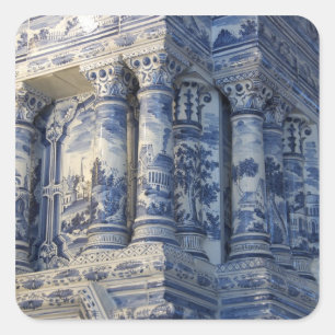 Russia, St. Petersburg, Pushkin, Catherine's 2 Square Sticker