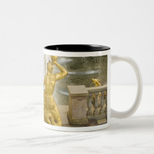 Russia, St. Petersburg. Samson fountain at Two-Tone Coffee Mug