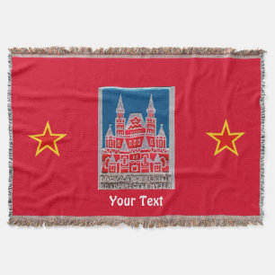 Russia State History Museum Znachok Throw Blanket