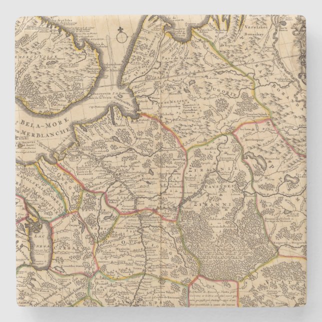 Russia Stone Coaster (Front)