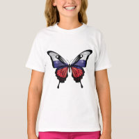 Russia Swallowtail Butterfly Flag