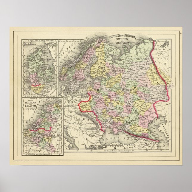 Russia, Sweden, Norway Poster (Front)