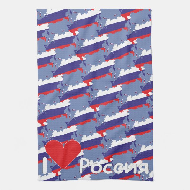 Russia - tableware tea towel (Vertical)