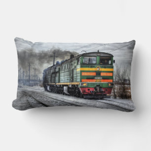 Russia Train Locomotive Lumbar Cushion
