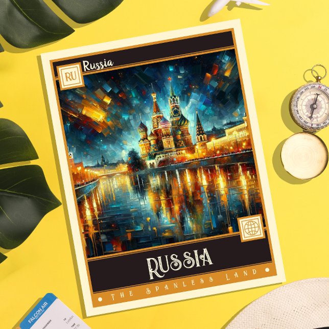 Russia | Vintage Painting Postcard (Creator Uploaded)