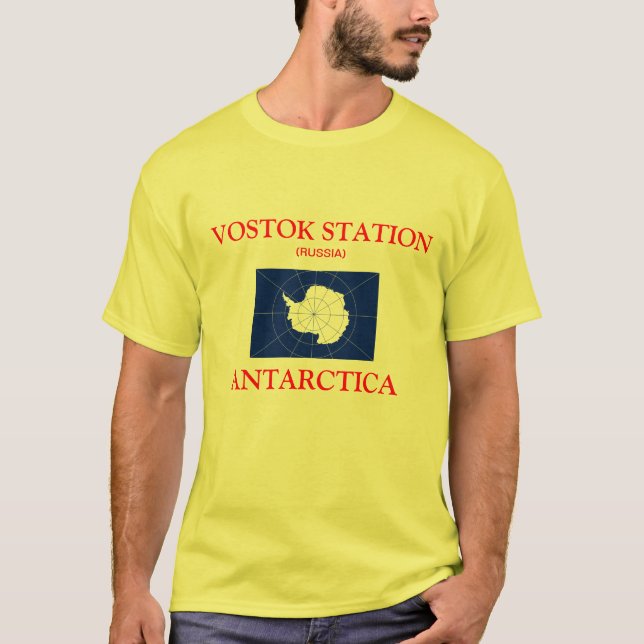 Russia Vostok Antarctica Station Shirt (Front)