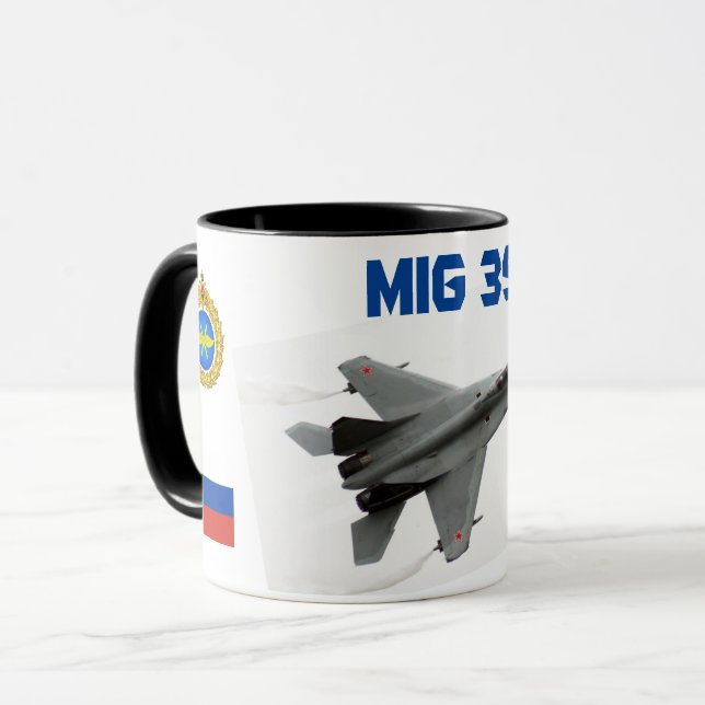 Russian Air Force Mig 35 Collectable Mug (Front Left)