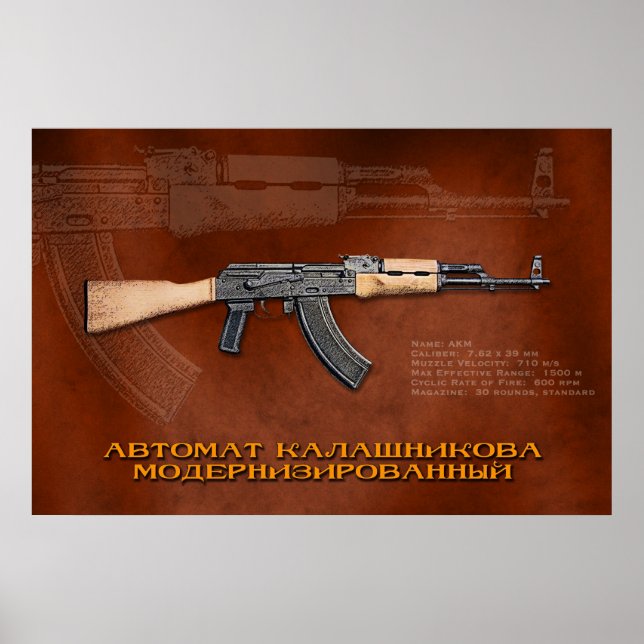 Russian AKM Poster (Front)