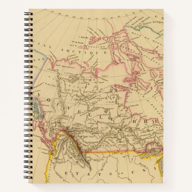 Russian America, New Britain and Canada Notebook (Front)