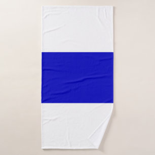 russian anti war flag ukraine blue line solidarity bath towel