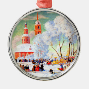 Russian Art Christmas Gift Ornaments