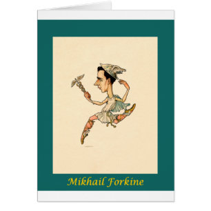 Russian Ballet Caricature ~ Mikhail Fokine