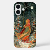 Russian beautiful girl, folk painting