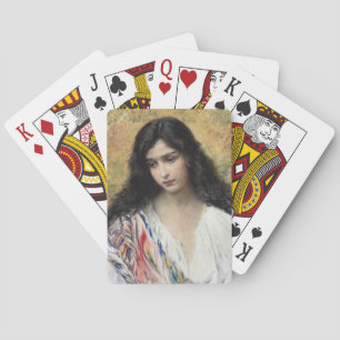 Russian Beauty (by Konstantin Makovsky) Playing Cards