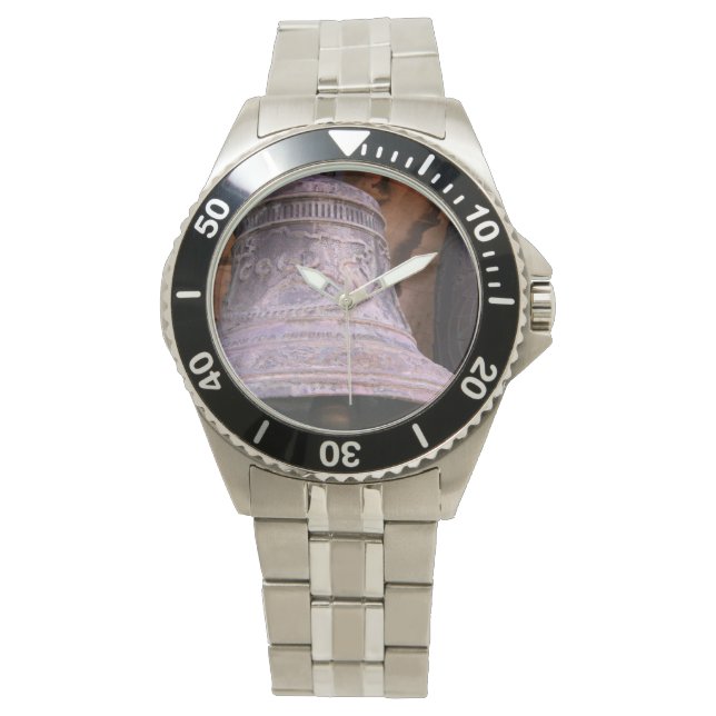Russian Bell Photo Custom Stainless Steel Bracelet Watch (Front)