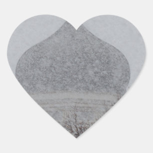 Russian Blizzard Heart Sticker