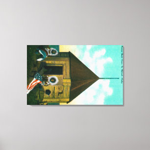 Russian Block House in St. Michael, Alaska Canvas Print