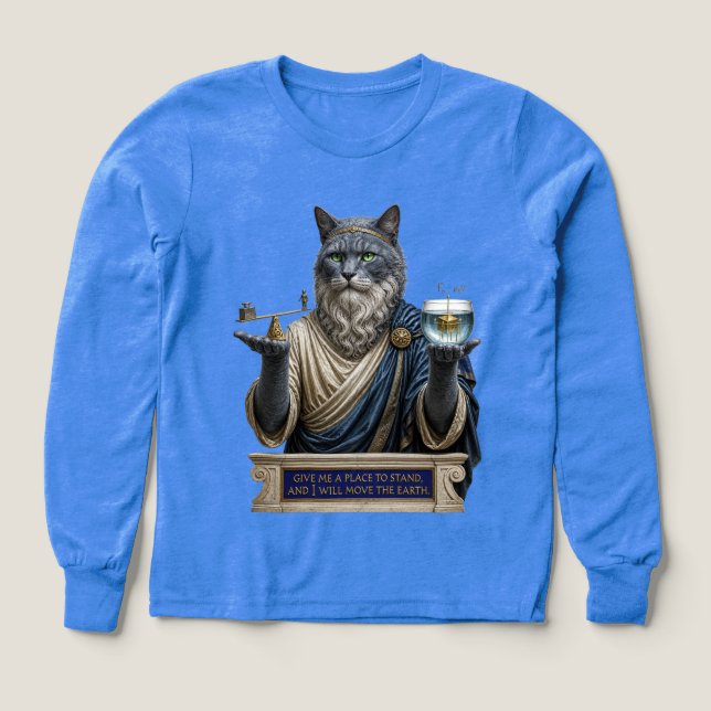 Russian Blue Archimedes Cat (Design Front)