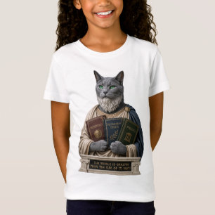 Russian Blue Aristotle Cat T-Shirt