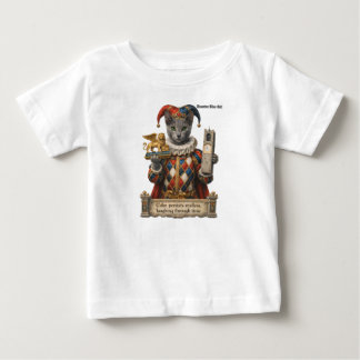 Russian Blue Arlequin Cat Baby T-Shirt