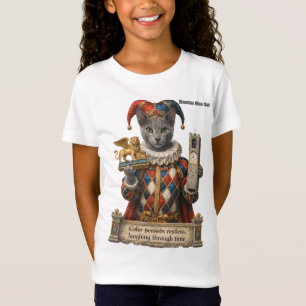 Russian Blue Arlequin Cat T-Shirt