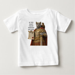 Russian Blue Caesar Cat Baby T-Shirt