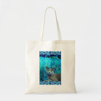 Russian Blue Cat Budget Tote Bag