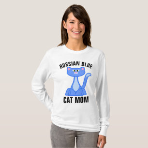 RUSSIAN BLUE CAT MOM T-shirts