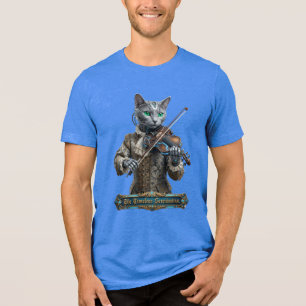Russian Blue Cat Of The Timeless Serenissima Tri-Blend Shirt