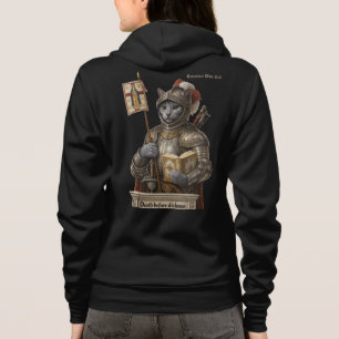 Russian Blue Conquistador Cat – Honour & Legacy Hoodie