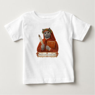 Russian Blue Dante Alighieri Cat Baby T-Shirt