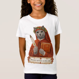 Russian Blue Dante Alighieri Cat T-Shirt