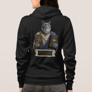 Russian Blue Homer Cat Hoodie