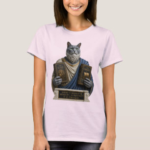 Russian Blue Homer Cat T-Shirt