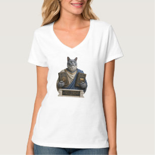 Russian Blue Homer Cat T-Shirt