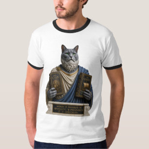 Russian Blue Homer Cat T-Shirt