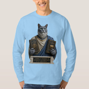 Russian Blue Homer Cat T-Shirt