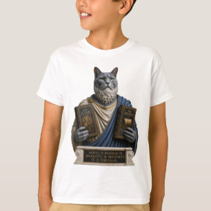 Russian Blue Homer Cat T-Shirt