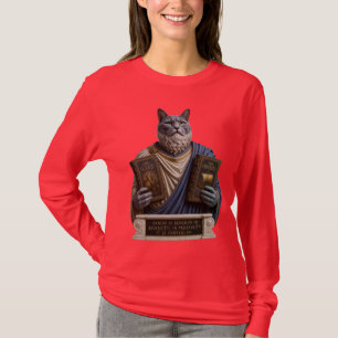 Russian Blue Homer Cat T-Shirt