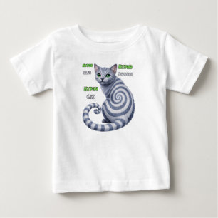 Russian Blue Hypno Cat Baby T-Shirt